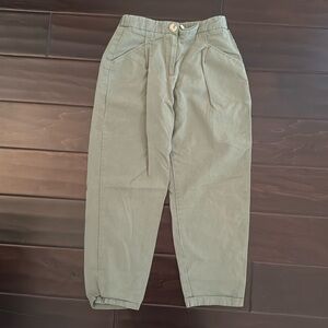 Zara Girls Green Pants Sz 10